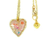 Bubble Heart Earring & Necklace Set